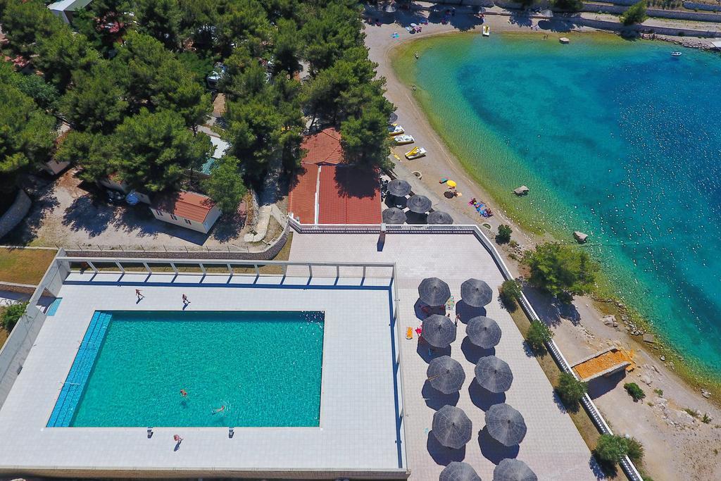 Hotel Oaza Mira Camping Drage Exterior foto